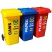 Mobile Waste Bin w/Recycle Label (470 x 540 x 940mm) 120L - 1