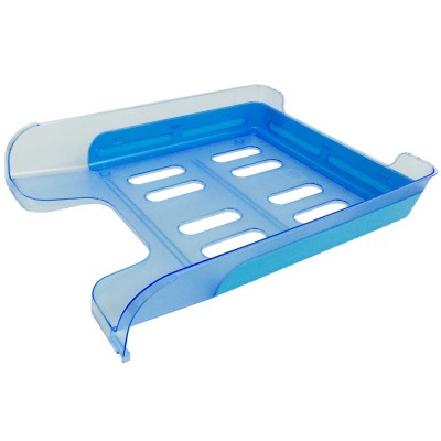 Metro Stackable Single Document Tray 3846S Neon Assorted (2 Pieces)