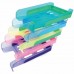 Metro Stackable Single Document Tray 3846S Neon Assorted (2 Pieces) - 3