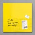 Sigel Magnetic Glass Board artverum (48 x 48 x 1.5cm) Yellow - 1
