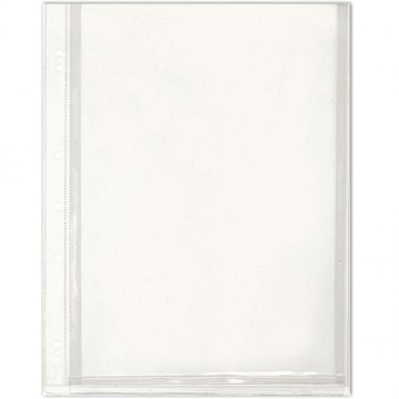 PVC 7-Hole U-Shape Folder 50'S A4 Clear